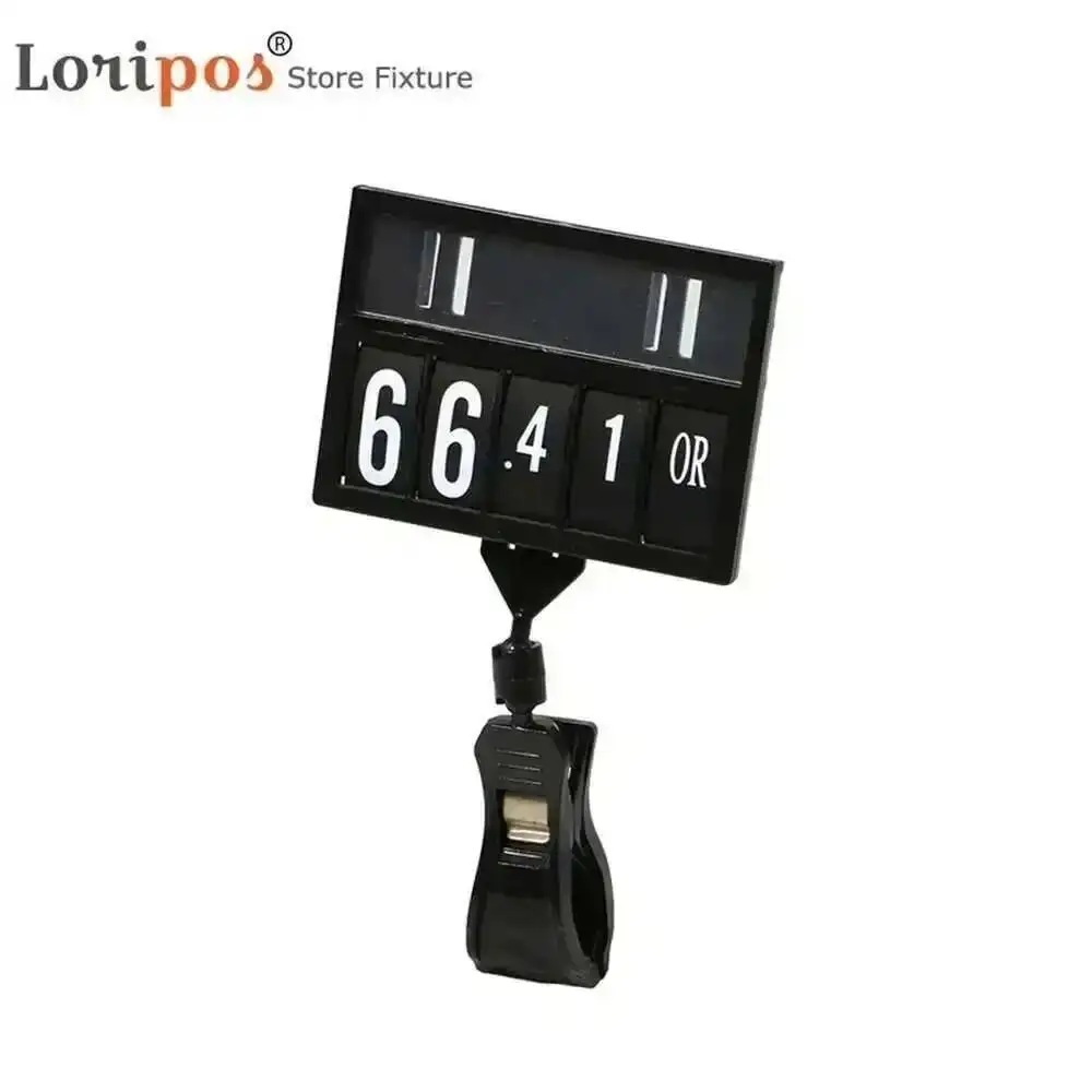 

5sets/lot Pop Display Frame Pvc Plastic Price Tag Holder Promotional Supermarket Price Sign Board