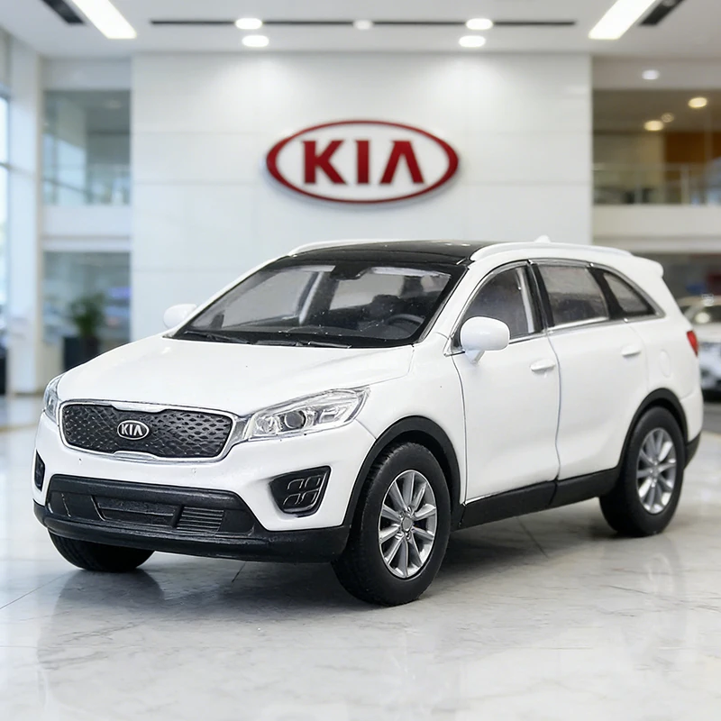 

WELLY 1:36 KIA Sorento, литая модель автомобиля из сплава, игрушечная машинка, миниатюрная масштабная модель автомобиля для детей