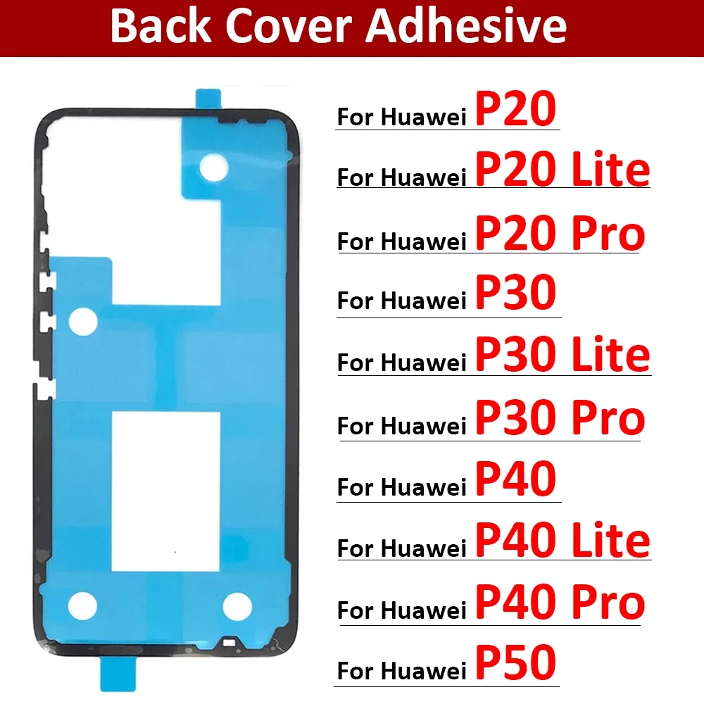 Adhesive Sticker Back Housing Battery Cover Tape Waterproof For Huawei P20 P30 P40 P50 Pro Lite