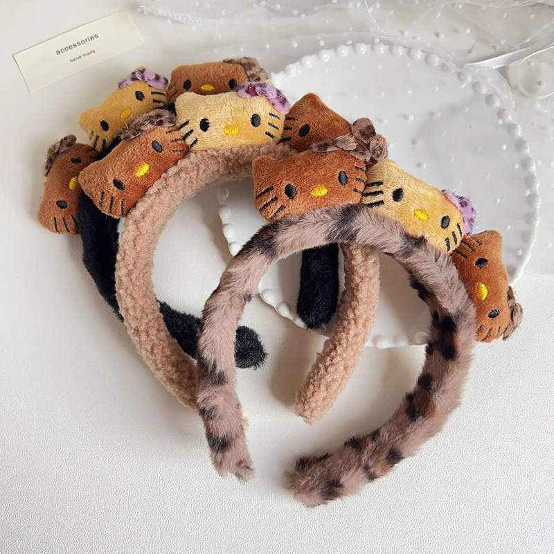 Sweet Kt Cat Hairband Anime Hair Band For Women Girls Cartoon Kawaii Cute Headband Creative Fashion Hair Accessories Gifts