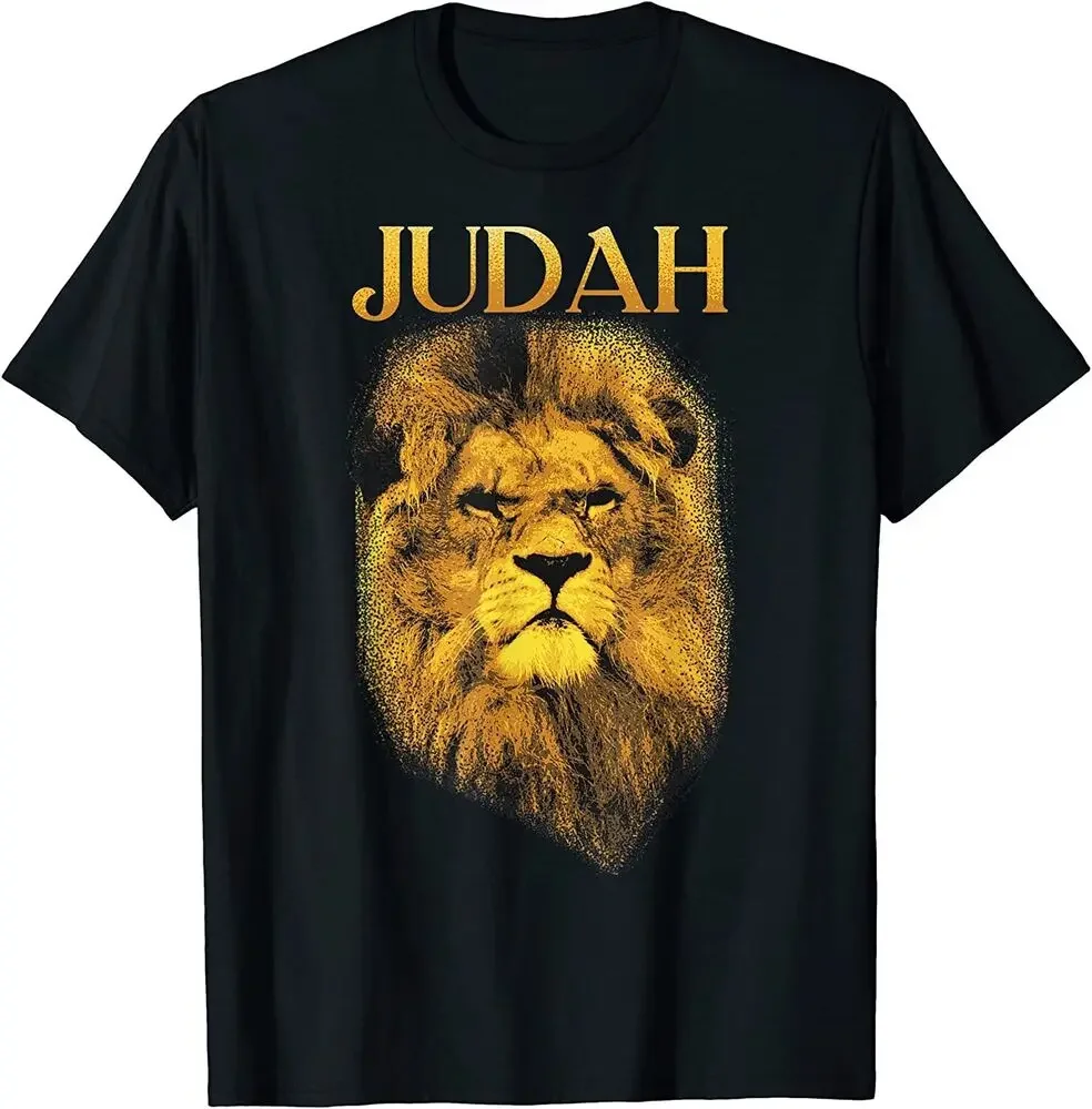 

Lion of Judah Design, Hebrew Israelite T-Shirt 100% Cotton O-Neck Summer Short Sleeve Casual Mens T-shirt Size S-3XL