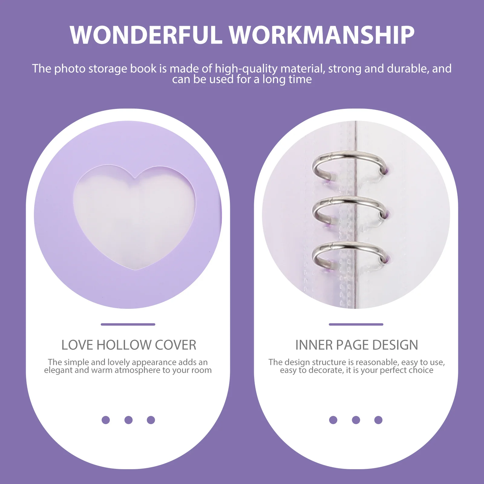 Photo Storage Book Compact Picture Album for Memories and Souvenirs Lightweight Tickets Storage Book with Elegant