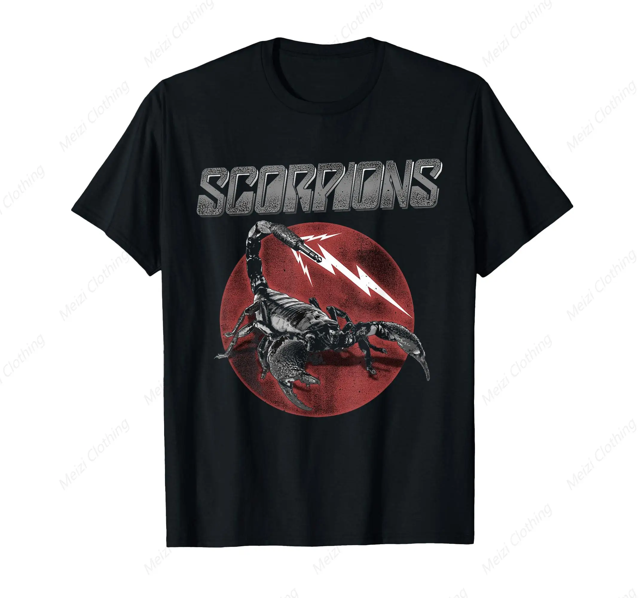 

Scorpion Cool Printed T-shirt Men's Black Fit Shirt Cotton Casual Daily Short Sleeve