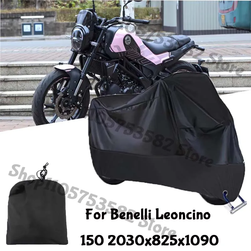 Motorcycle Full Covers For Benelli Leoncino 150 Car Outdoors Sun Protection Dust No Ear Thickened Oxford Clothcover Accessories