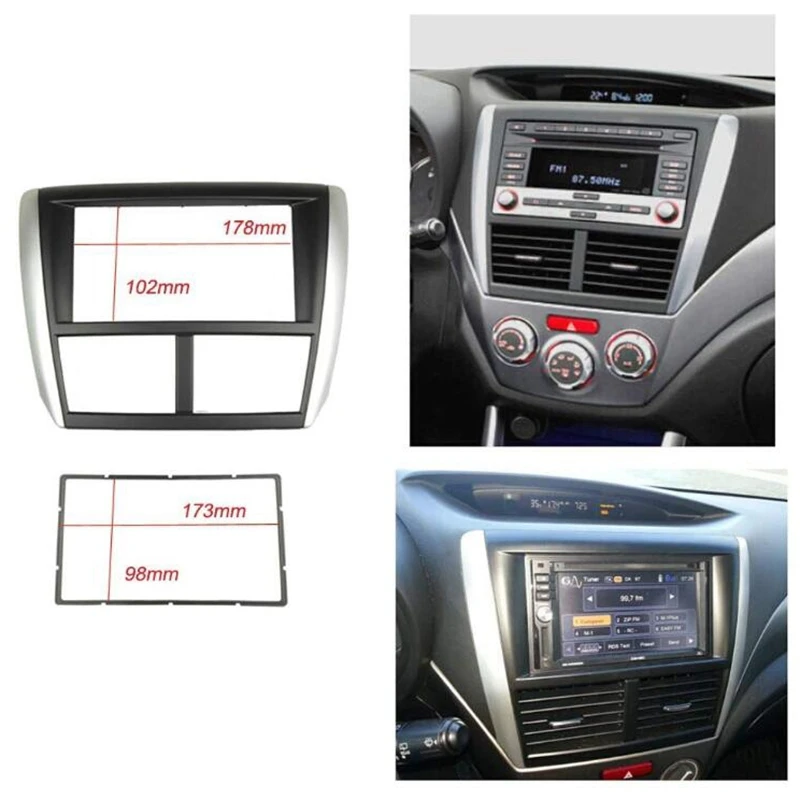 

Professional-Grade Double Din Car Radio Fascia for Subaru Forester 2008-2012