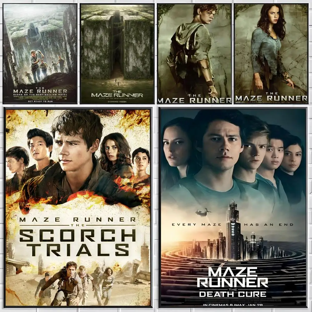 Movie The Maze Runner Poster Stylish Wall Art for Bedroom Living Room Bar Café Home Decor Gift