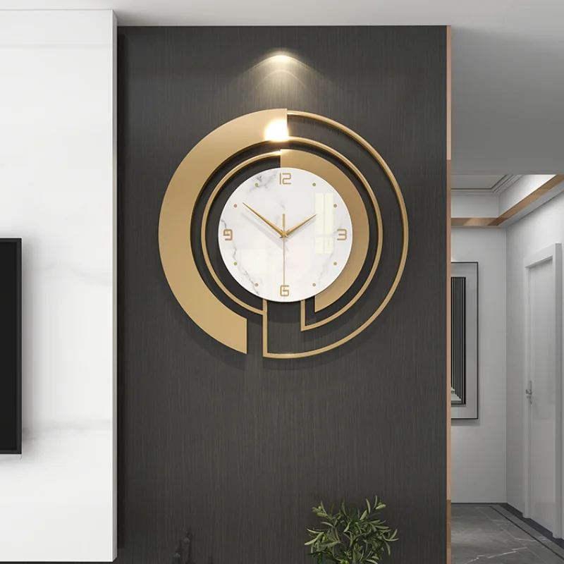 

Fashion Light Luxury Watch Living Room Large Wall Clock Home Decoration Watch Hotel Lobby Wall Clock Simple Ornament Pendant