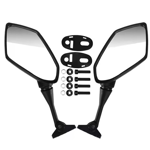 1 Pair Motorcycle Rearview Mirrors Left Right Replacement for CBR600RR CBR600 CBR1000RR CBR250R CBR300R CBR500R VTR1000