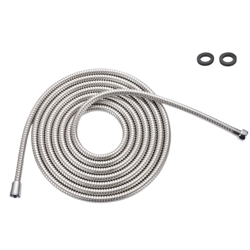 

Stainless Steel Shower Hose 5M Long Bathroom Shower Water Hose Extension Plumbing Pipe Pulling Tube Bathroom Accessories