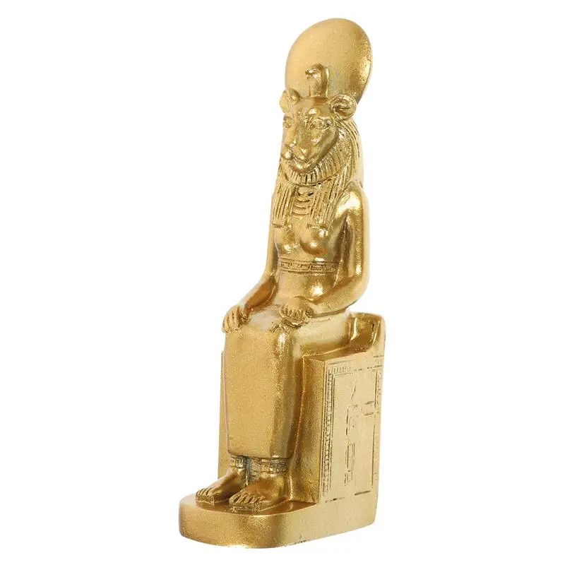 Resin Sphinx Figurine Desktop Egyptian Sphinx Ornament Tabletop Sphinx Craft Statue Adornment For Home Office Decorations For