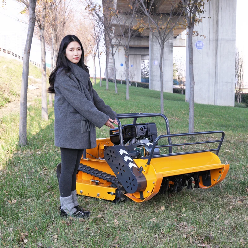 

Customized Terrain Adaptable Petrol Lawn Mower Gas Mower For Uneven Lawn Ground