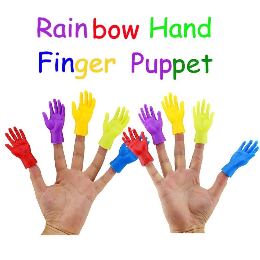 

Simulation Tiny Hands Finger Puppet for Kids Children Adults Funny Miniature Finger Foot Sleeve Novelty Party Favors Fidget Toys