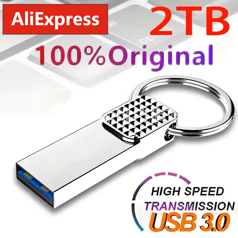 Metal USB 3.0 Pen Drive USB Pendrive 2TB Memoria USB Flash Drive 1TB High Speed Cle USB Flash Memory Key USB Drive Free Shipping