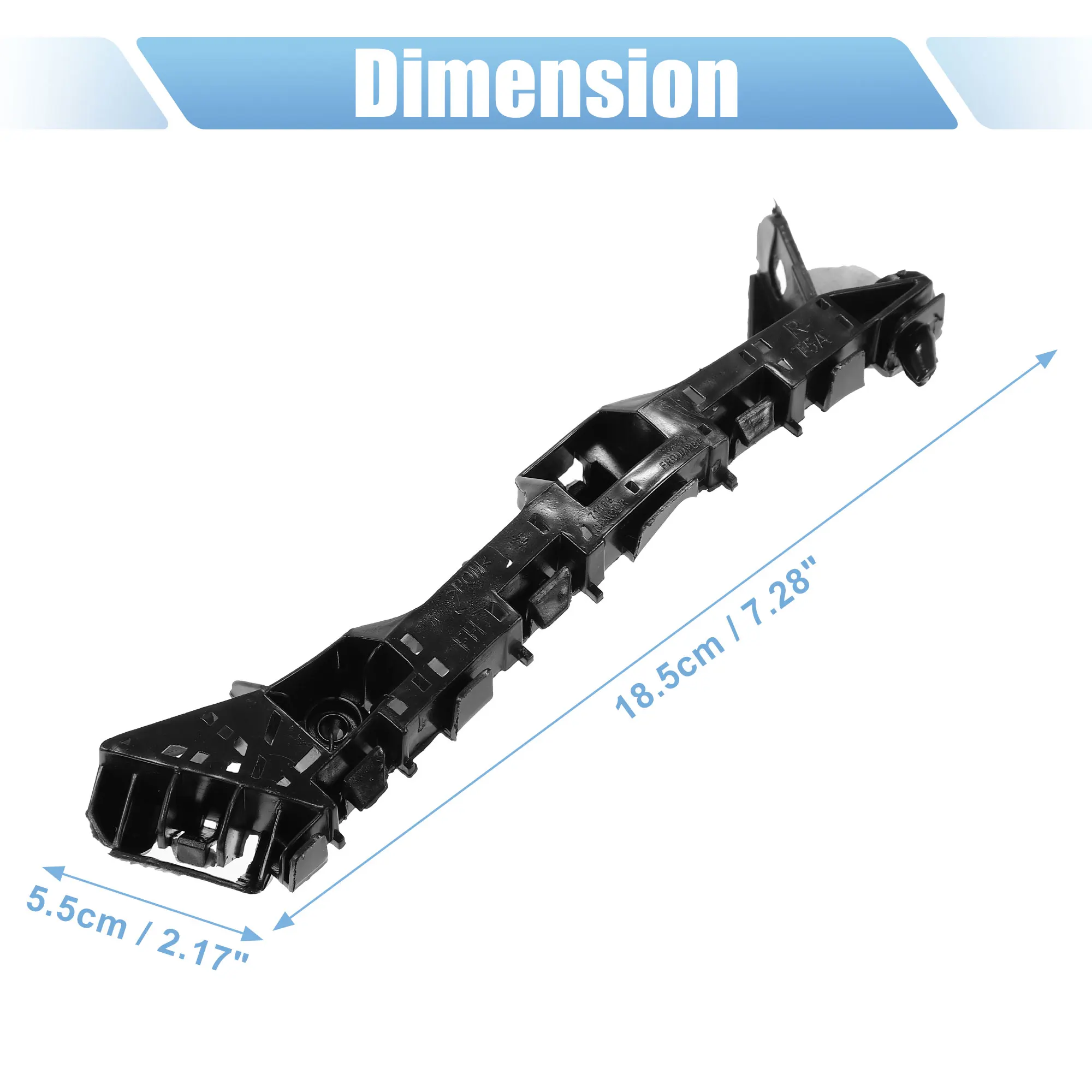 X Autohaux 1 Pair of Front Bumper Bracket for Honda Fit 2015 2016 2017 2018 2019 2020 71193-T5A-000 71198-T5A-000