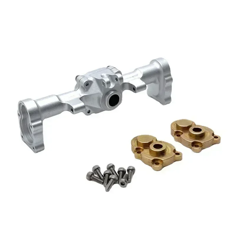 금속 업그레이드 수정 CNC 공정 리어 액슬 하우징 FMS 1/24 Xiaoqi FCX24 원격 제어 자동차 예비 부품용