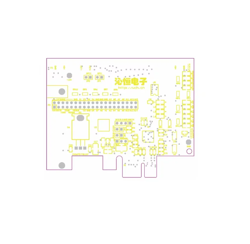 CH367 Development Board ISA/PCI Interface to PCIE Bus Interface