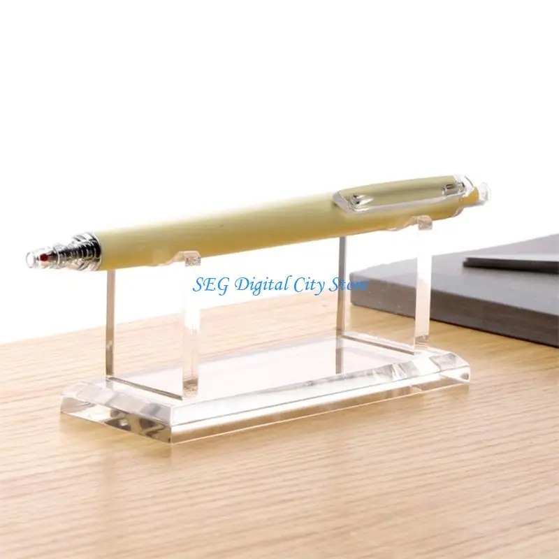 U75B Pen Organizers Clear Acrylic Pen Display Stand Pen Tray for Functional Addition