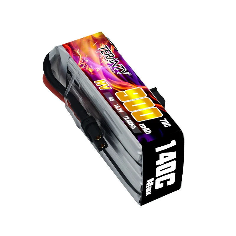 1/2Pcs Upgraded TREANTY 4S 15.2V 70C/140C 900mAh Lipo Battery HV Remote control RC car model, ship model, helicopter battery
