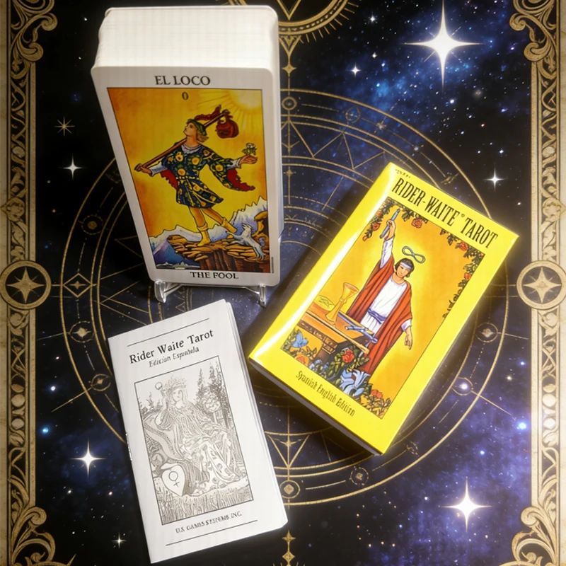 78pcs The Rider Tarot Deck with Instruction Booklet, Essential for Tarot Beginners & Expert Readers English-Spanish image 5
