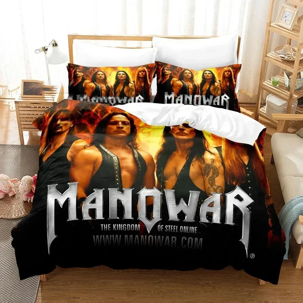

Luxury New 3D Print Manowar Bedding Set Single Twin Double Queen King Cal King Size Bed Linen Set