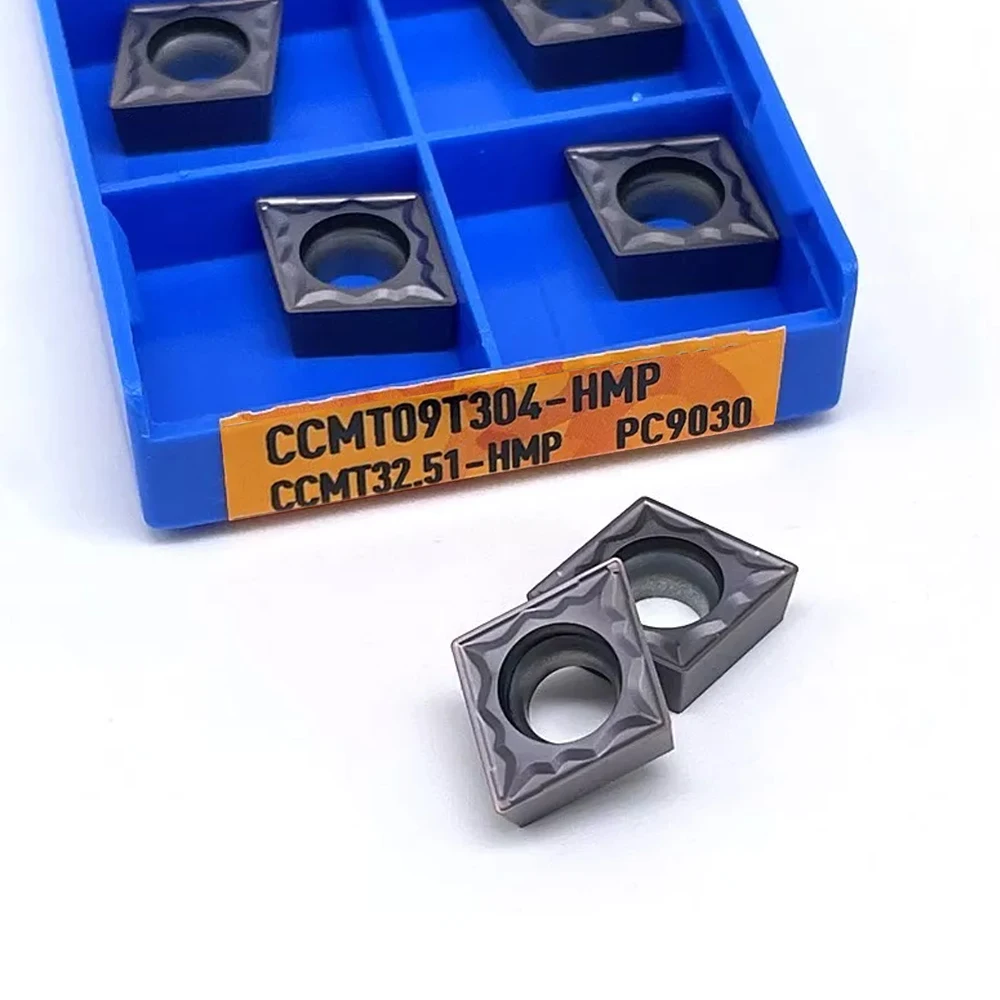 10pcs CCMT32.51-HMP CCMT09T304-HMP PC9030 / CCMT09T304-HMP NC3020 NEW CNC Carbide Turning Inserts Lathe Tools CCMT09T304