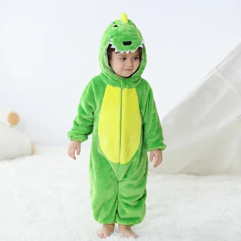 Baby Girls Long-sleeve Onesies Kigurumi Infant Dinosaur Animal Cartoon Romper Newborn…