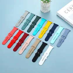 Silicone Strap for Apple Watch Band Ultra 49mm 44mm 40mm 45mm 41mm 42/38mm Women and Men Sport Loop on iWatch bracelet 876543 SE