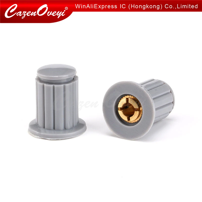 5pcs/lot Grey knob button cap is suitable for high quality WXD3-13-2W - turn around special potentiometer knob KYP16-16-4