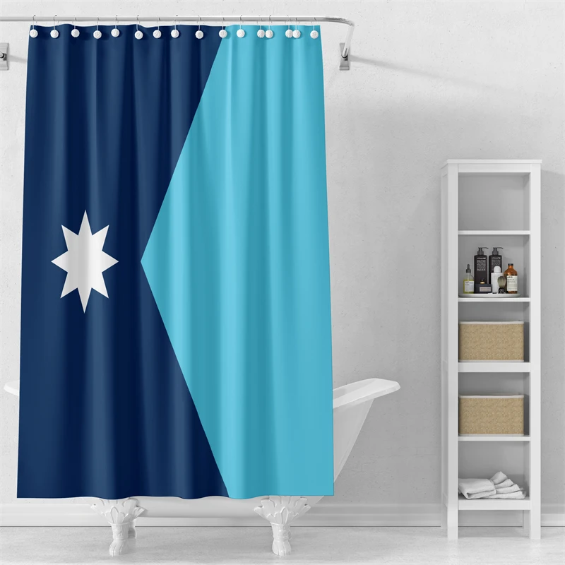 

Набор занавесок для душа Gaslight Gatekeep Girlboss Minnesota с втулками и крючками для декора ванной комнаты