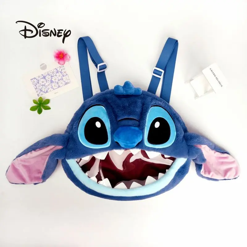 Disney Stitch Nieuwe Pluche Rugzak Cartoon Schattige Kinder Pluche Rugzak Pluche Pop Speelgoed Anime Lilo & Stitch