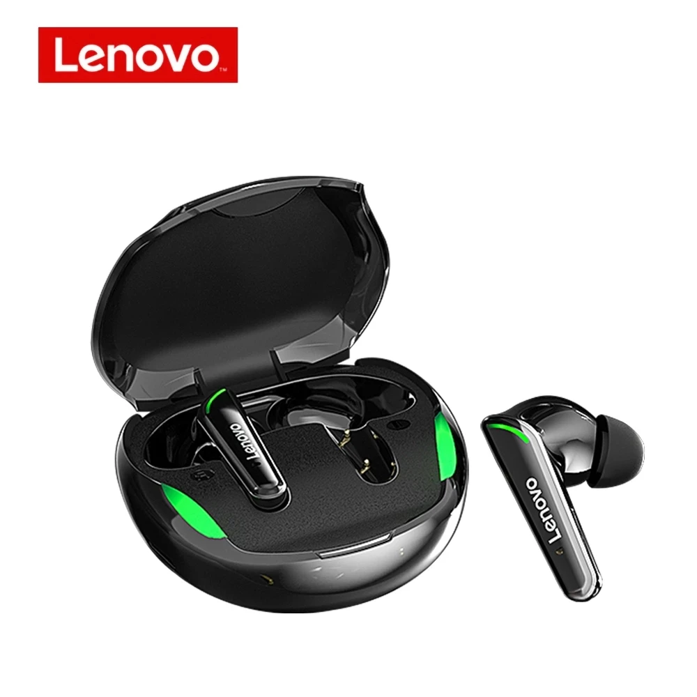 Bluetooth Lenovo-XT92ワイヤレスヘッドセット,タッチコントロール,ステレオ,HD,マイク付き,音声コマンド,ヘッドフォン,オリジナル,5個
