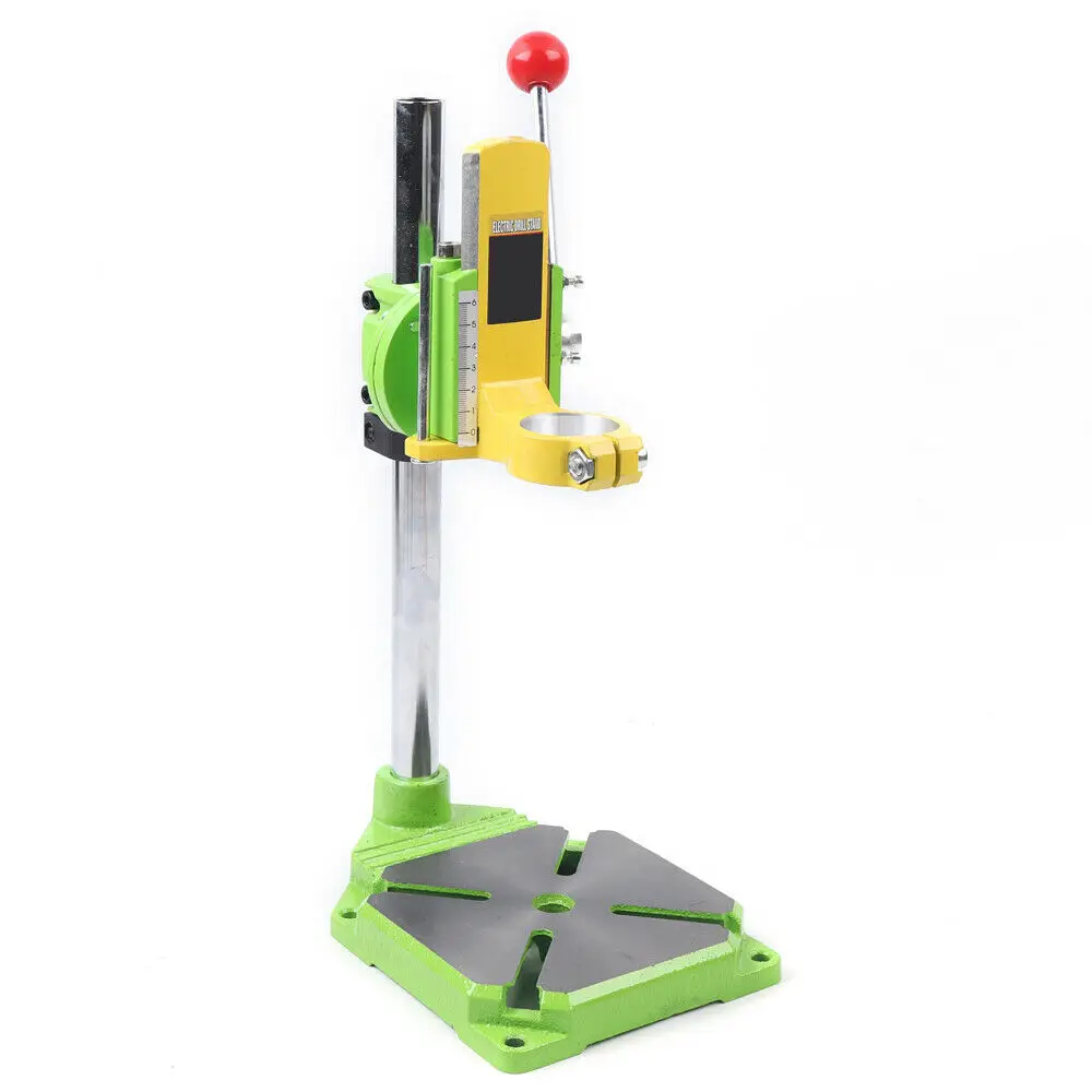 Bench Drill Press Stand Clamp Workbench Pillar Clamp Drilling Holder 90 ° Adjustable Repair Tool