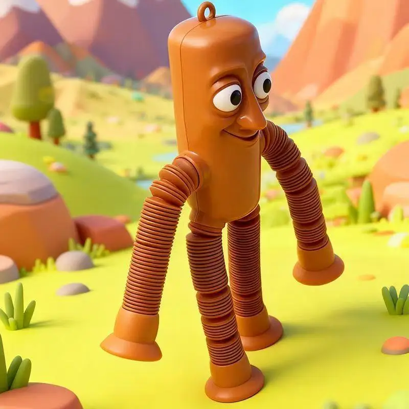 تونغ تونغ صحور ‌   شفط كأس اللعب أنابيب البوب الإجهاد الإغاثة تلسكوبي ألعاب يدوية منفاخ الحسية اللعب مكافحة الإجهاد ضغط لعبة هدية