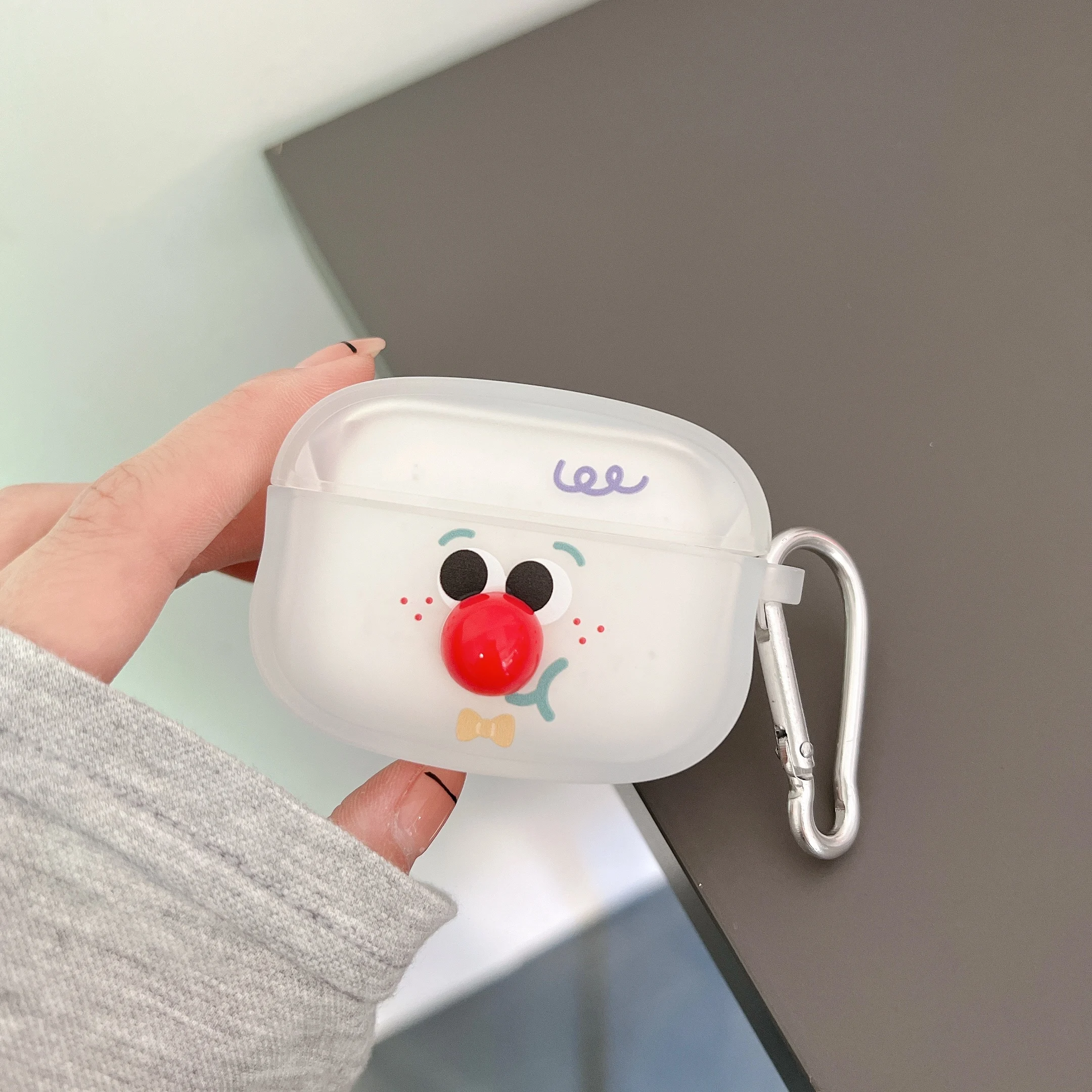 

Case for Apple AirPods 1 2 Pro 3rd Generation Case Soft 3D Snowman Cute with Keychain Fundas Earpods Cover for AirPods Pro Case