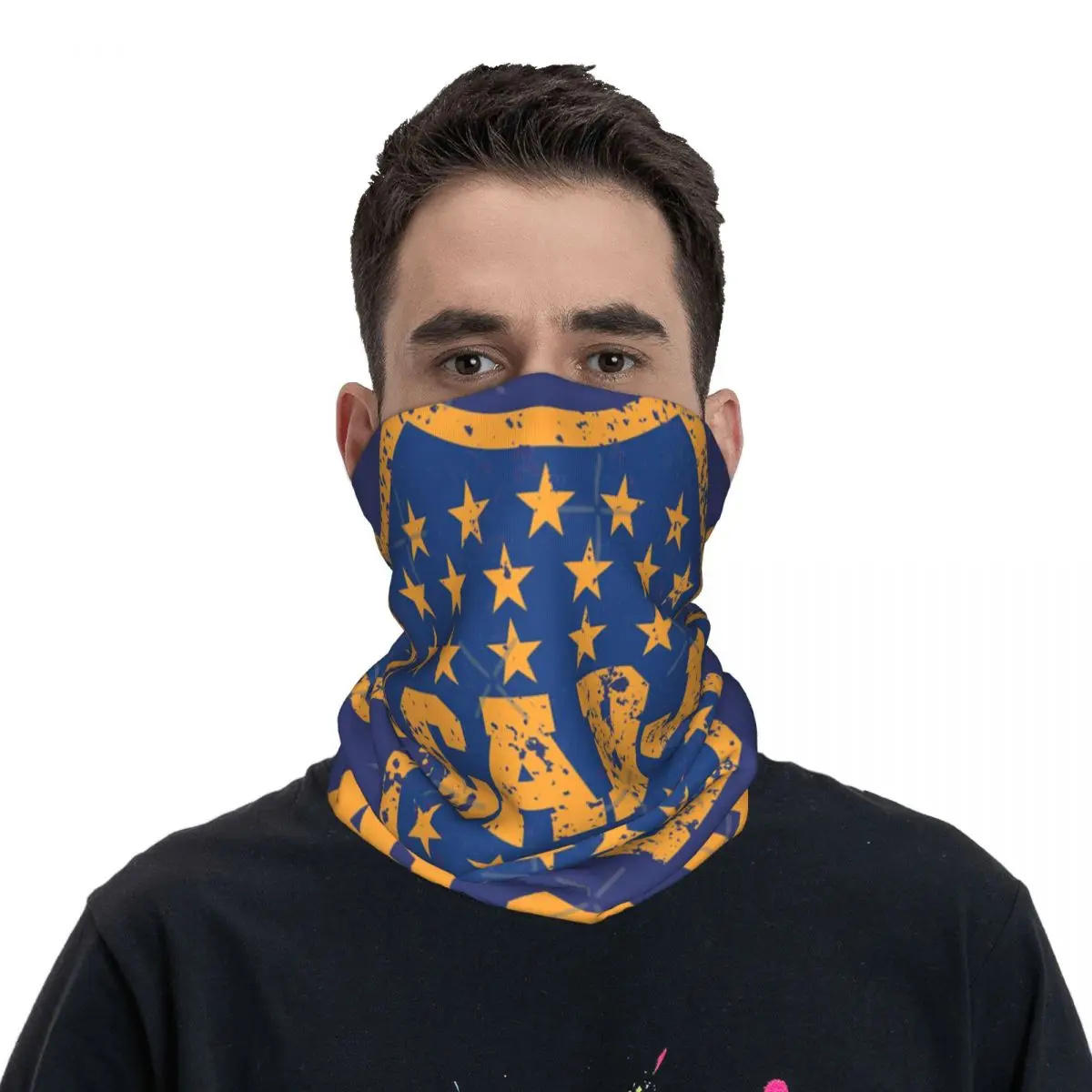 Boca Juniors Argentina Cycling Bandana Mask Scarf Neck Warmer Balaclava Women\'s Stole Designer Scarf