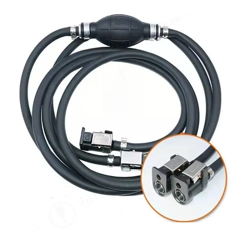 For Motorboat 195mm Novo Combustível Linha Mangueira Outboard Boat Engine Gasolina Tanque Conectores Kit Para