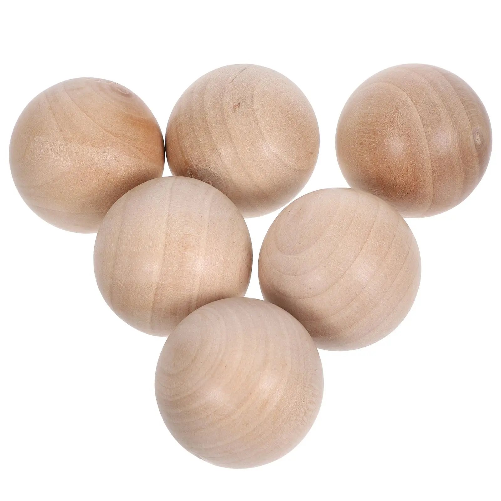 

6 Pcs Bottle Corks Wooden Round Ball Stoppers Cork Balls Storage Jar Sealer Decanter Plug Beverage Container