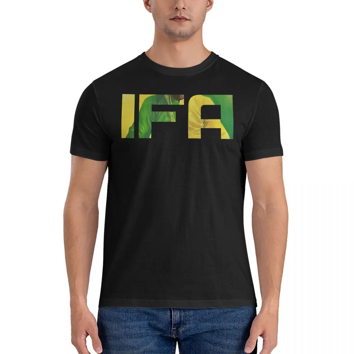 Awo Orula Ifa Yoruba Santeria T-Shirts for Men IFA Fun Pure Cotton Tees Crew Neck Short Sleeve T Shirts Printing Clothing