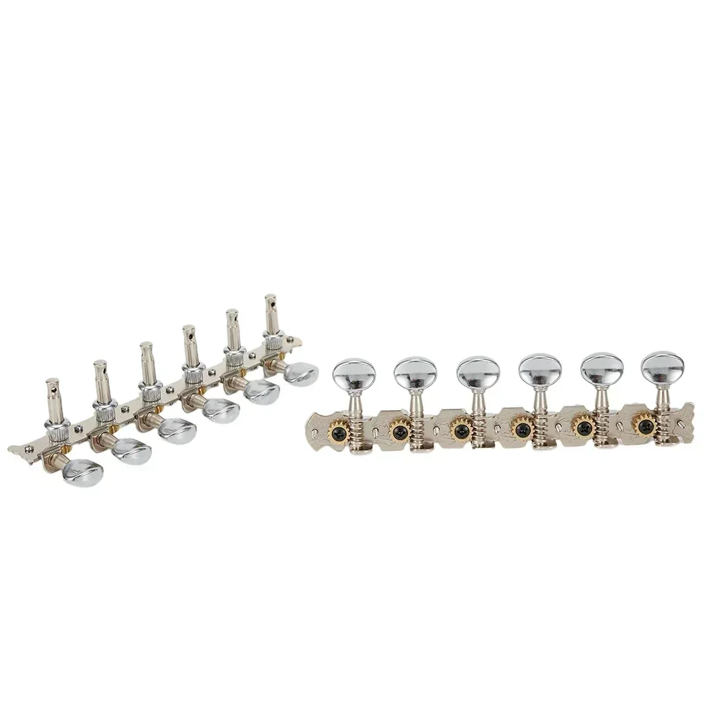 Guitar Tuning Pegs Professional 12 String Guitar Tuning Pegs Round Machine Heads for 6L 6R Key Easy and Smooth