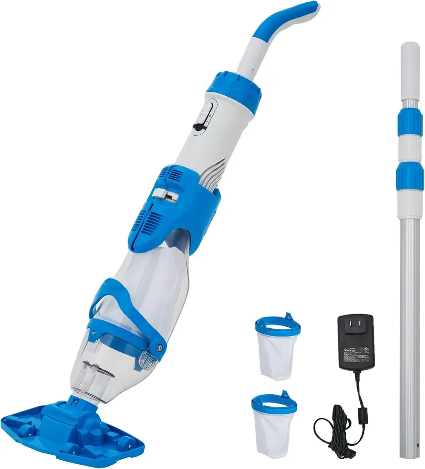 Cordless Handheld Pool Vacuum with Telescopic Pole