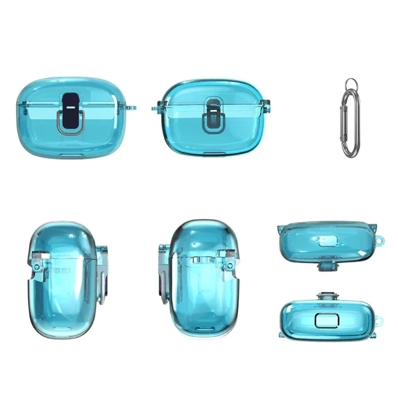 Custodia protettiva per JBL Vibe Beam/Wave 200TWS con gancio All Around Defense Custodia resistente ai graffi Custodia sicura