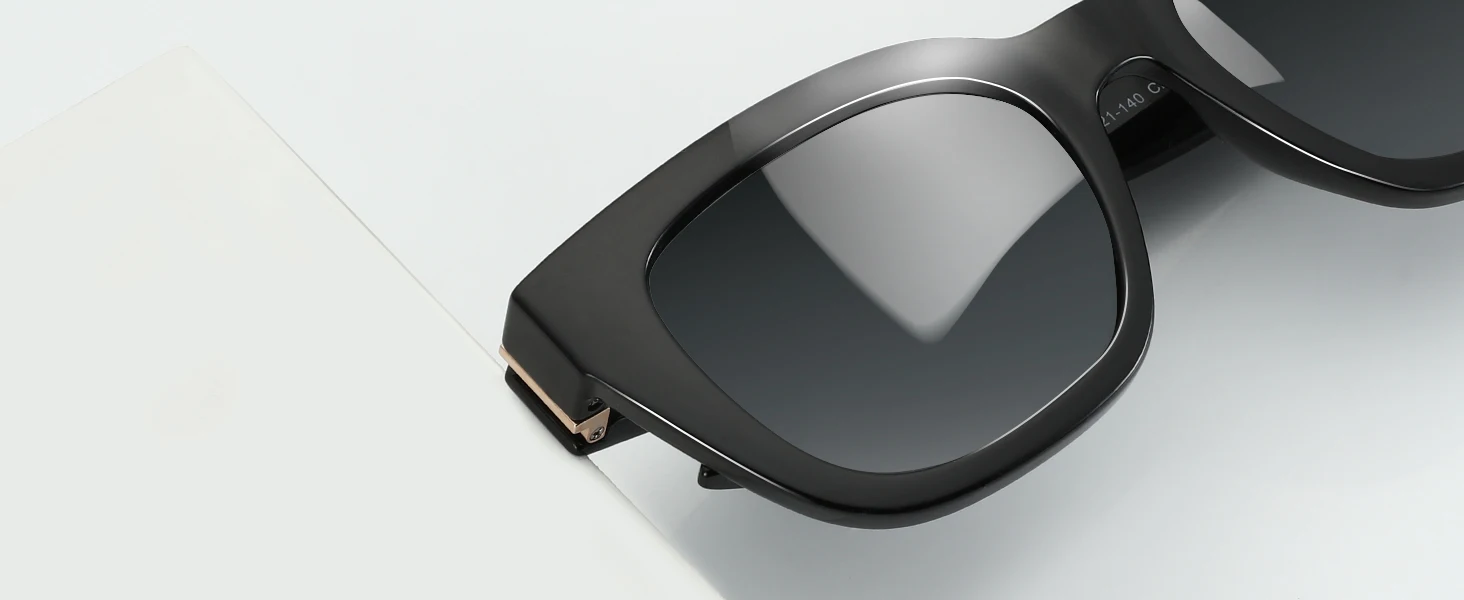ZENOTTIC Modische Schmetterlings-polarisierte Sonnenbrille für Damen, UV400-Schutz, Schatten, Damen-Katzenaugen-Sonnenbrille – Detail 7