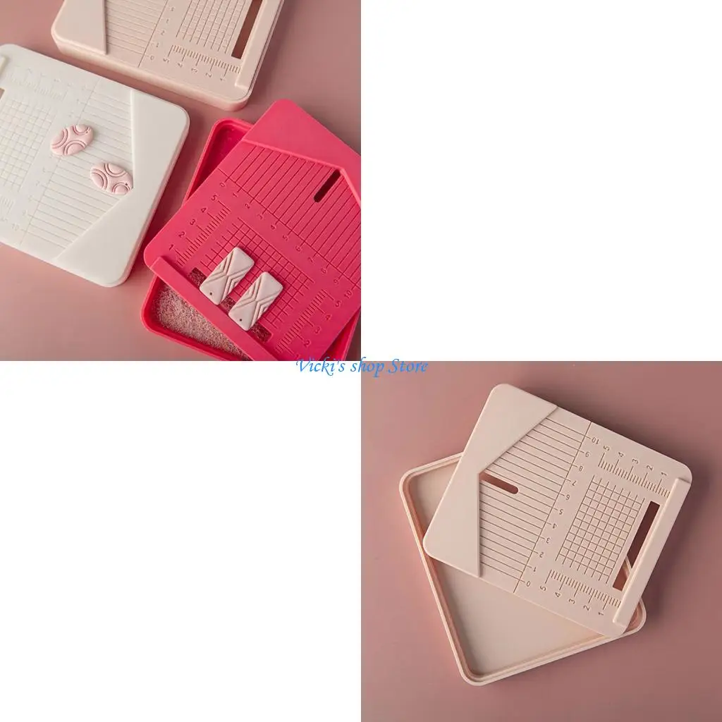 

Practical Dustproof Desktop Protectors for Accurate Hole Punching In Soft Clay Earring Accessories Projects Supplies