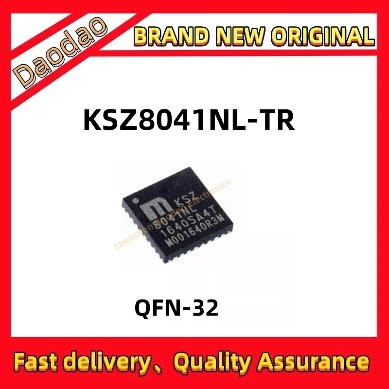 

5Pcs KSZ8041NL-TR KSZ8041NL QFN-32 Ethernet transceiver chip new original