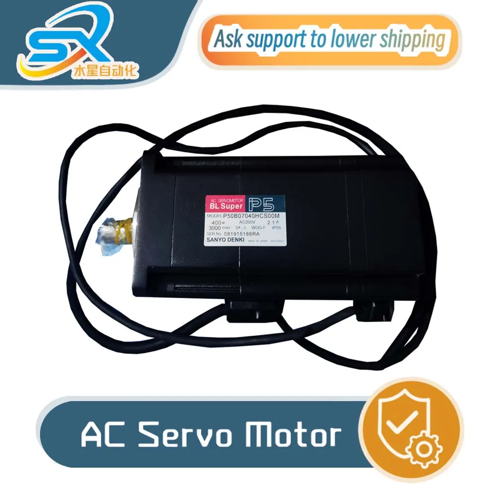 

Sanyo P50B07040HCS00M 100% Genuine 400W Servo Motor for Industrial Automation