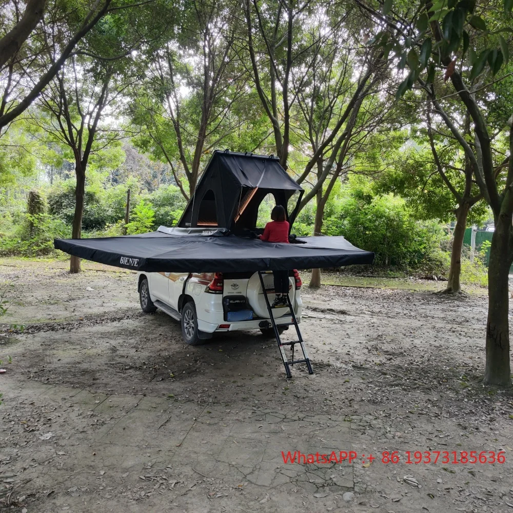 

Hardshell Car Rooftop Tent Convenient Roof Top Camping Tent with Easy Installation