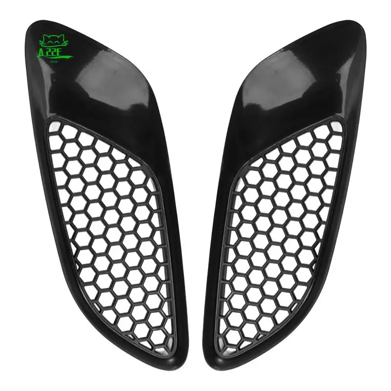 

A22E-2PCS Air Vent For Real M3 Model Car Front Air Scoop Bonnet Vent Hood Vent Louvers For-BMW E90 E91 E92 E93 M3 ABS