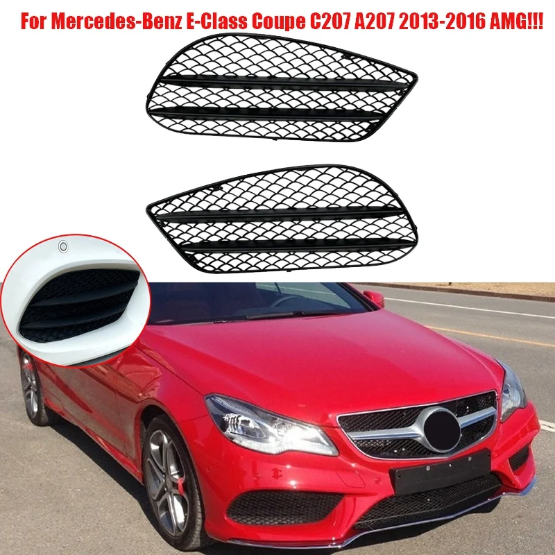 

For Mercedes-Benz E-Class Coupe C207 A207 2013-2016 Car Front Bumper AMG Grille Modification Accessories