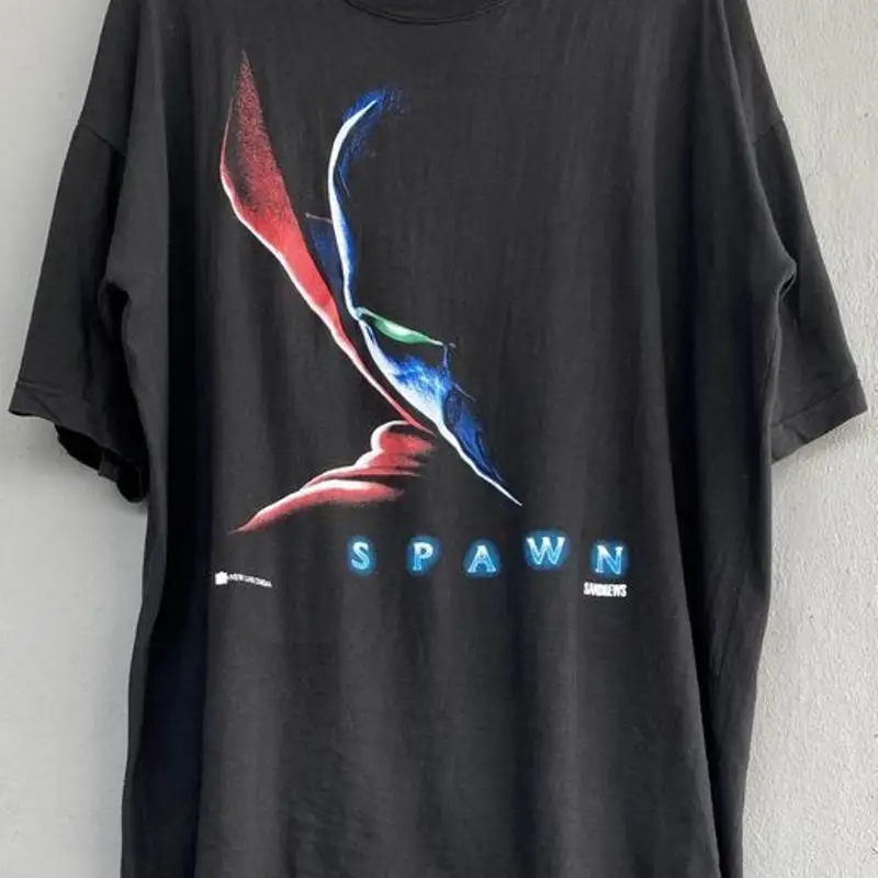 

Винтажная хлопковая футболка Spawn The Movie, перепечатка S 5XL