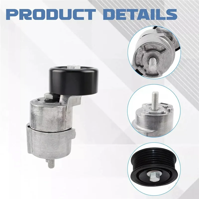

AASS-1Set Belt Tensioner & Idler Pulley V-Ribbed Belt Kit For Hyundai Kia 2.0 2.4 L4 06-15 25281-25000 25212-2G760 2528725110